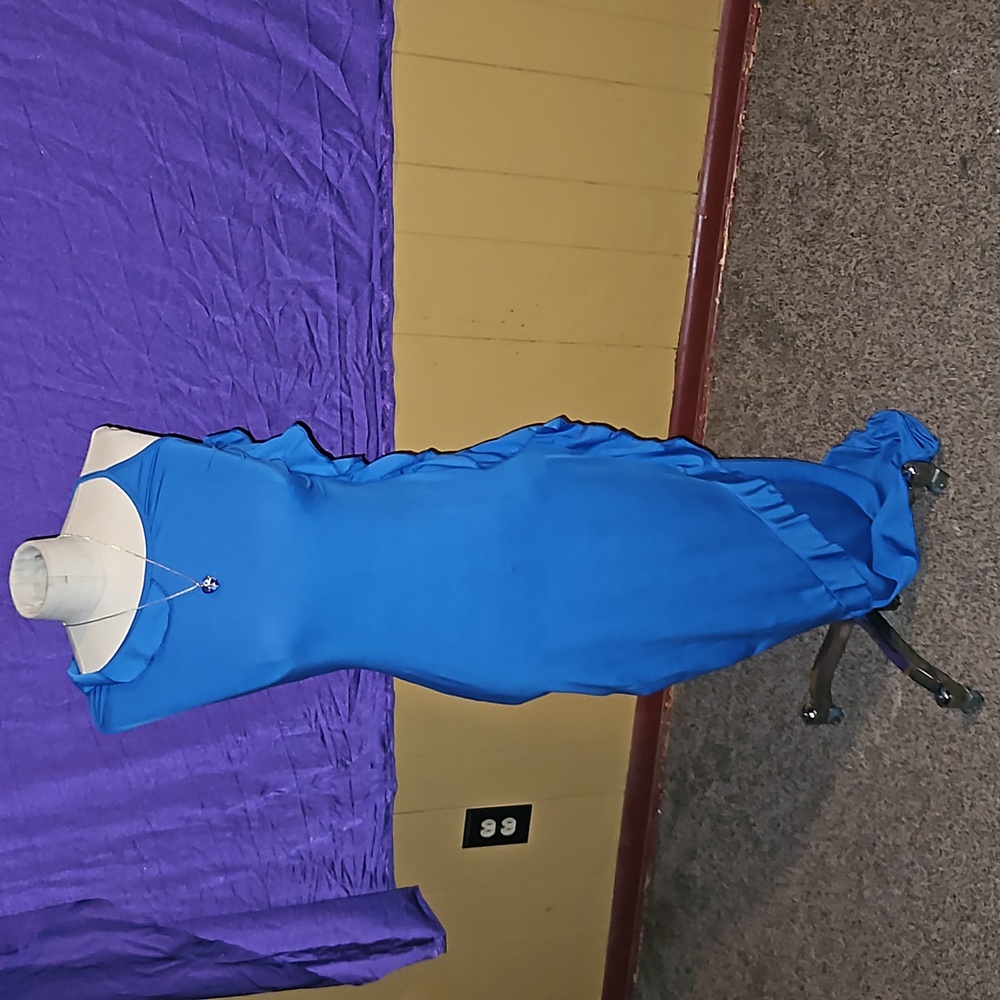 Blue dress